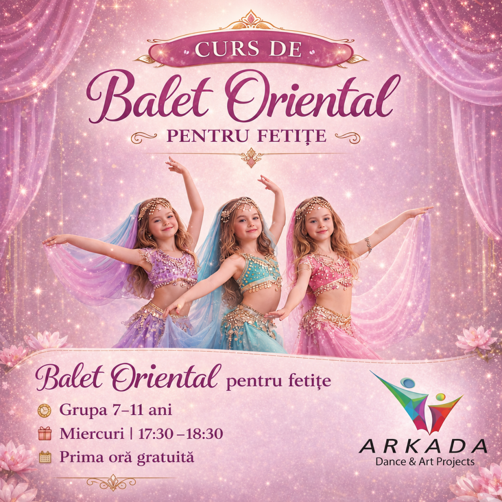 Curs de Balet Oriental pentru fetițe (7–11 ani) în Cluj-Napoca